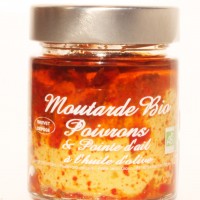 Mostaza de Pimientos y ajo bio
